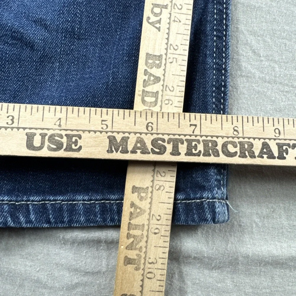 Rock Republic Neil Jeans Mens 36x32 Blue Straight Denim Pants Distressed Medium